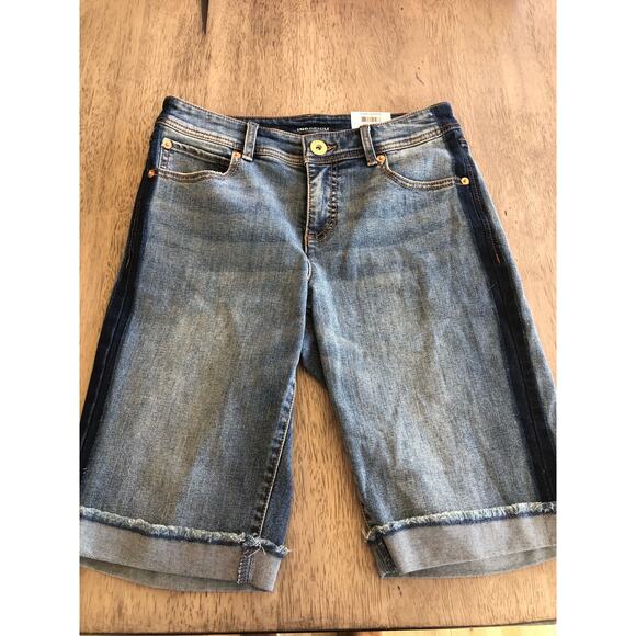 INC Core Denim Mid Rise Bermuda Shorts - 4/27 - Picture 4 of 8